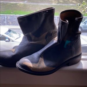 LIUCKY BRAMD SHORT ARMY GREEN/ GOLD BOOTS